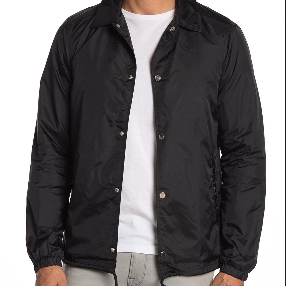 SLATE & STONE Luca Coaches Jacket-Windbreaker, Mesh Lining + Interior Pockets